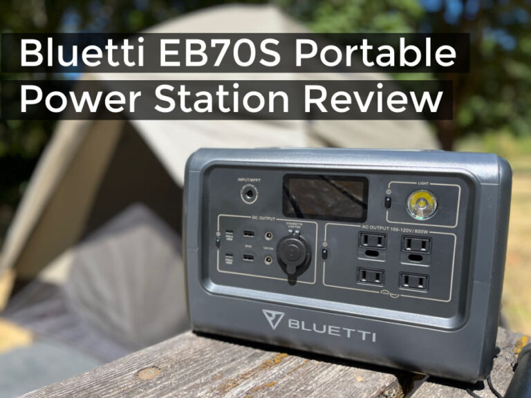 Bluetti eb70s Portable Power Station Review for Camping