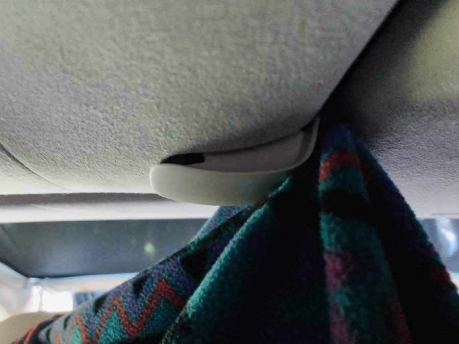 DIY blanket in door latch