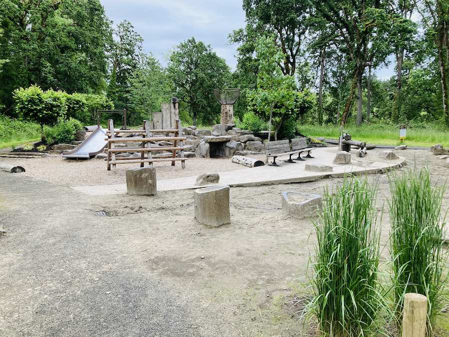 Champoeg Park playground for kids